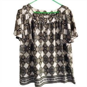 Jaclyn Smith Size Small Oversized Top Lightweight K Mart Vintage Green